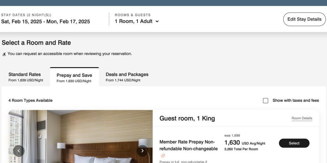 a screenshot of a hotel room